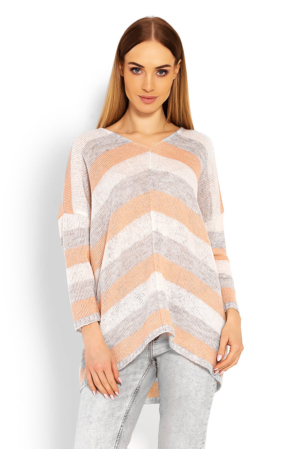 Pull femme PeeKaBoo Chandail Chandail — orange