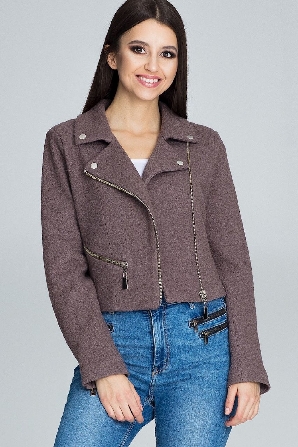 Veste femme Figl — brun