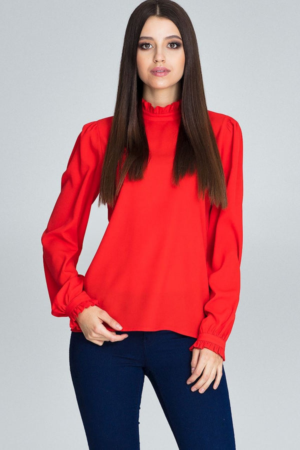 Blouse femme Figl Chemisier Chemisier — rouge
