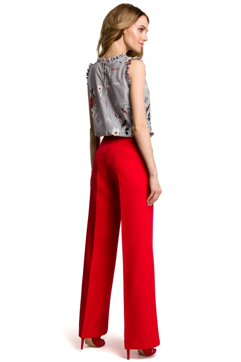 Chaussures à talons femme Moe Pantalon Pantalon — rouge