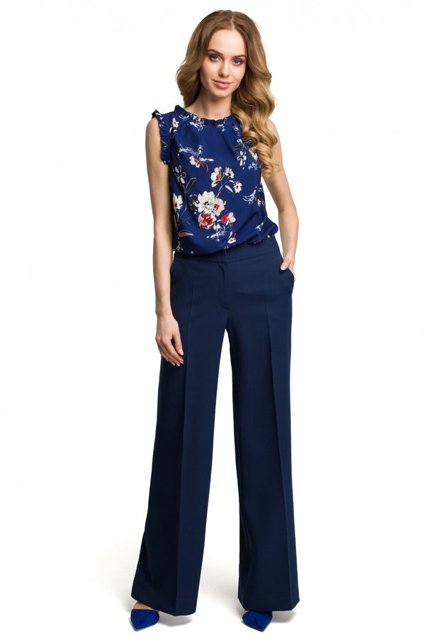 Chaussures à talons femme Moe Pantalon Pantalon — bleu marine