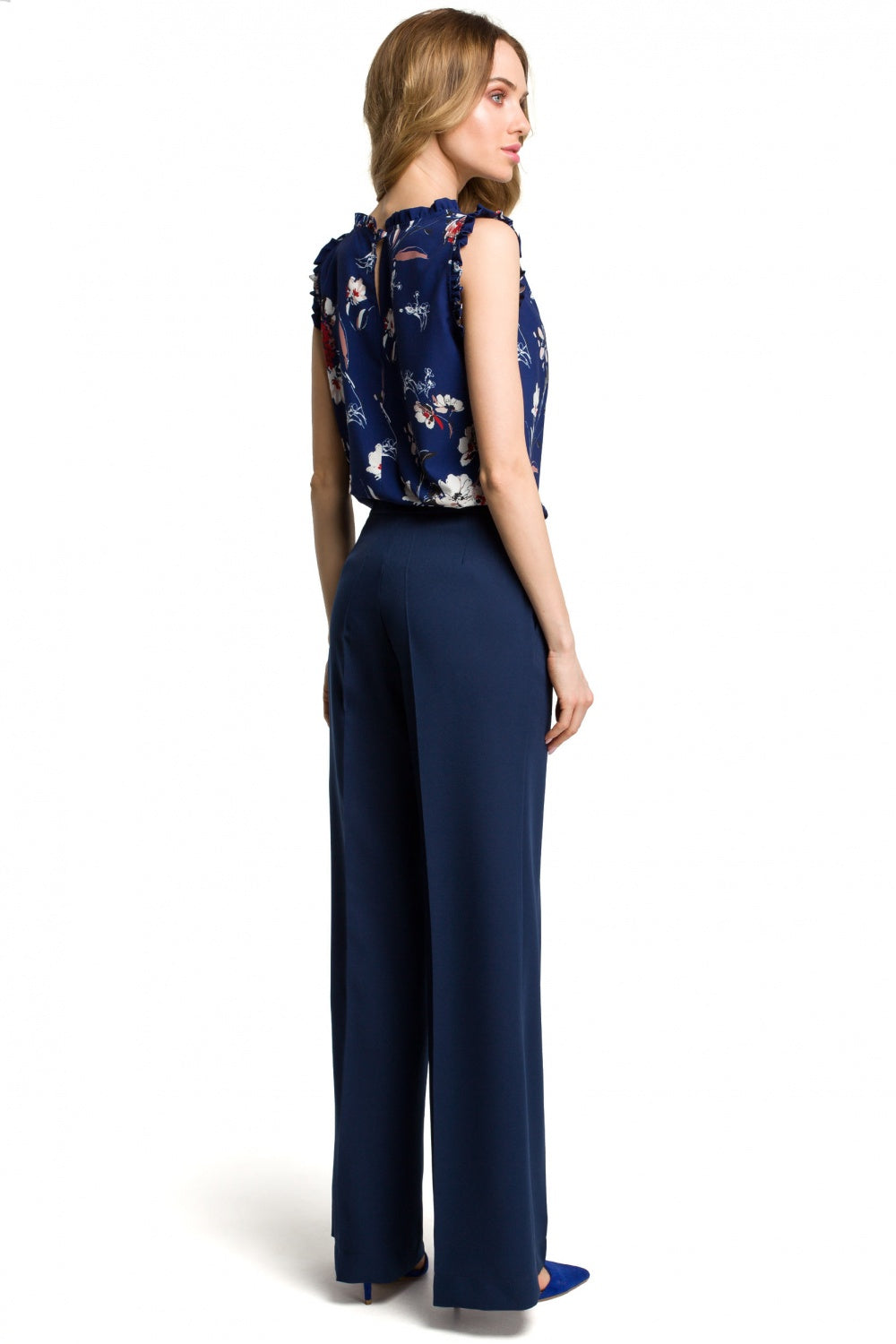 Chaussures à talons femme Moe Pantalon Pantalon — bleu marine