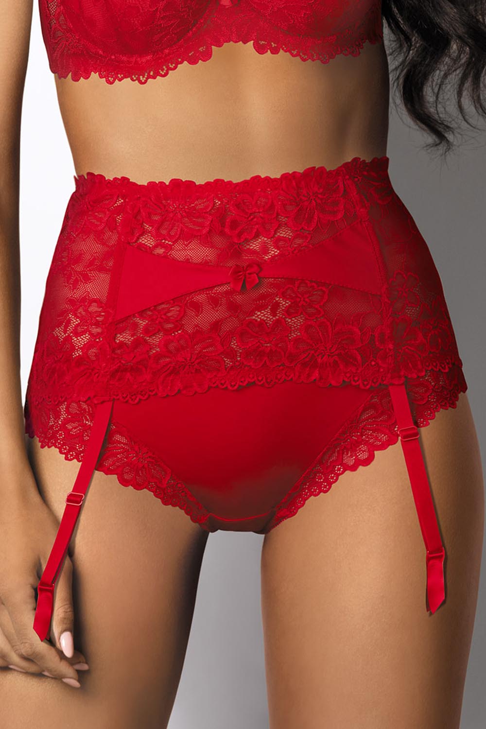 Soutien-gorge femme Mat Ceinture Ceinture — rouge
