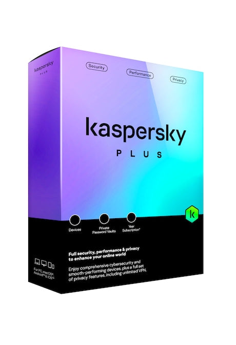 Kaspersky Plus 2024 (1 Device, 1 Year) - Kaspersky Key - EUROPE