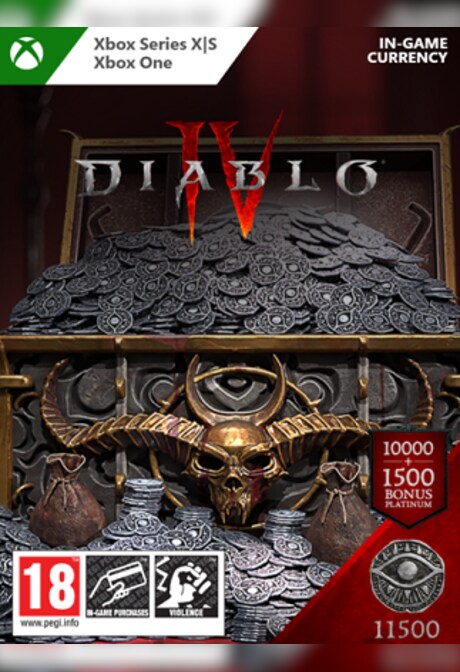 Diablo IV 11500 Platinum (Xbox One, Series X/S) - Xbox Live Key - GLOBAL