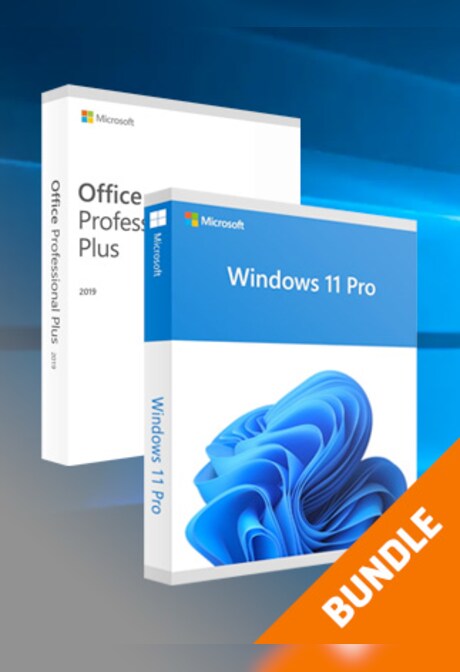 Microsoft Windows 11 Pro & Microsoft Office Professional 2019 Plus - Microsoft Key - GLOBAL