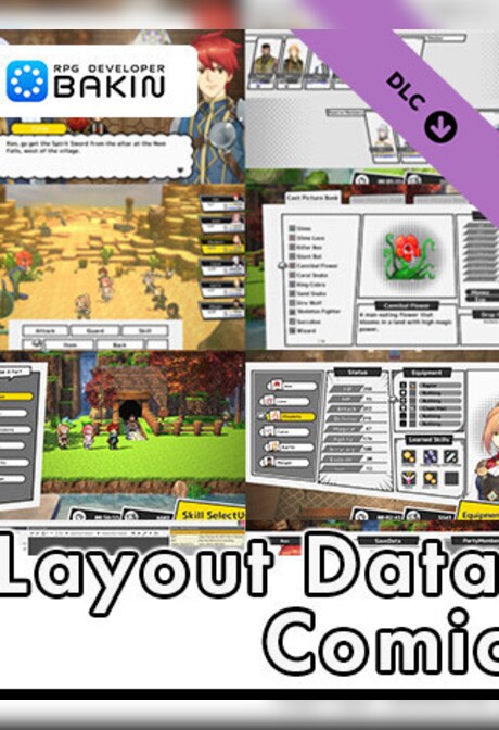 RPG Developer Bakin Layout Data Comic (PC) - Steam Gift - GLOBAL