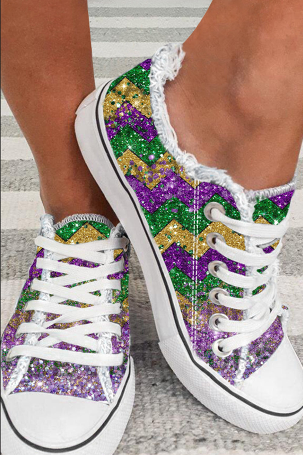 Pièce mode femme rayé — multicolore