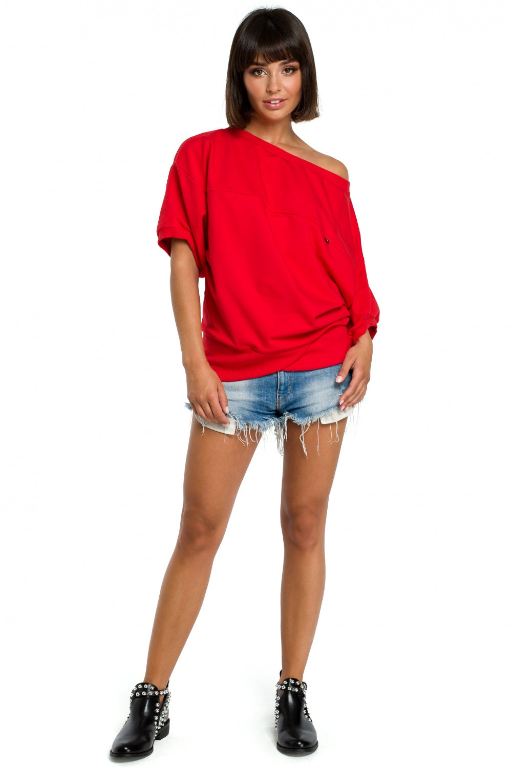 T-shirt femme BeWear Sweatshirt Sweatshirt — rouge