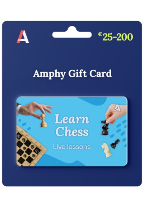 Chess Online Classes Gift Card 25 EUR - Amphy Key