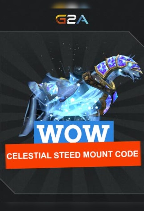 World of Warcraft Celestial Steed Mount Code Battle.net EUROPE