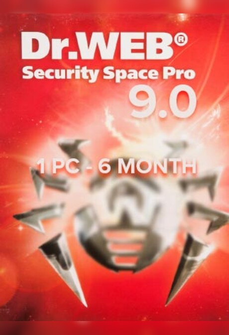 Dr.Web Security Space 9.0 1 Device PC 1 Device 24 Months Key GLOBAL