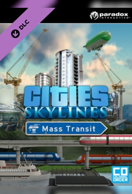 Cities: Skylines - Mass Transit PC - Steam Key - EUROPE