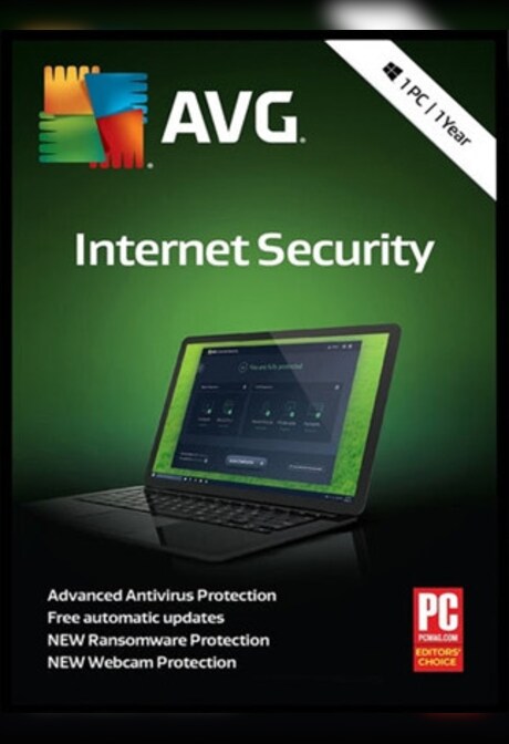 AVG Internet Security (PC) (1 User, 1 Year)  - AVG Key - GLOBAL