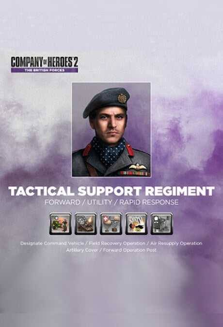 COH 2 - British Commander: Tactical Support Regiment Steam Key GLOBAL