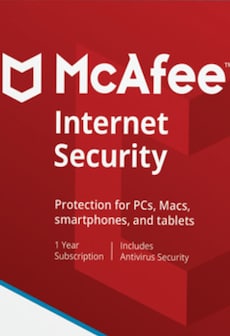 McAfee Internet Security 1 Device 1 Year - McAfee Key - GLOBAL