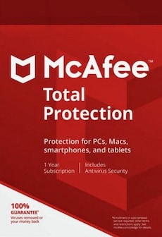 McAfee Total Protection Multidevice 1 Device 1 Year Key GLOBAL