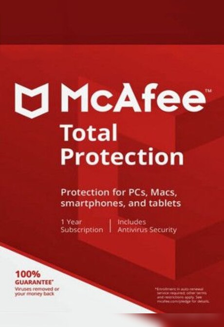 McAfee Total Protection Multidevice 3 Devices 1 Year Key GLOBAL