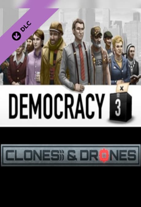 Democracy 3: Clones and Drones Steam Gift GLOBAL