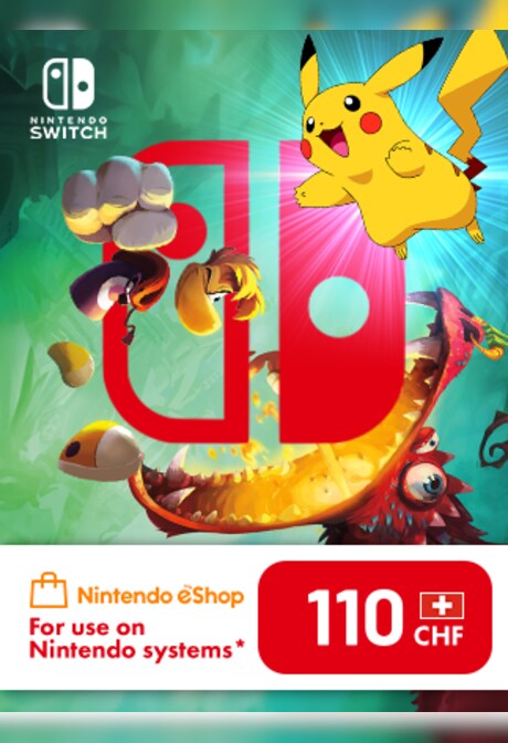 Nintendo eShop Card 110 CHF - Nintendo eShop Key - SWITZERLAND