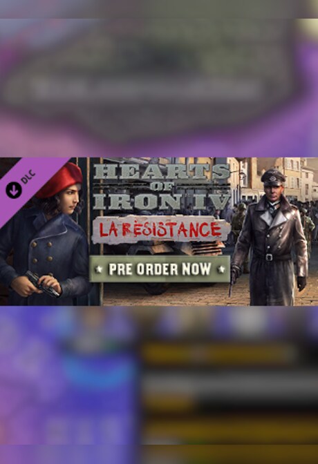 Hearts of Iron IV: La Résistance Standard Edition - Steam - Gift GLOBAL