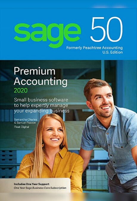 SAGE 50 2020 U.S. Edition (PC) - 5 User PREMIUM ,1 Year - Sage Key - UNITED STATES