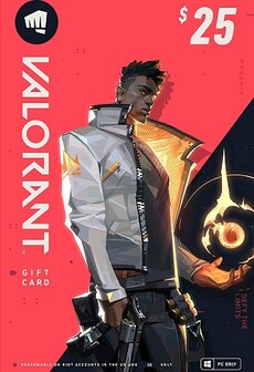 VALORANT Gift Card 25 USD - Riot Key - UNITED STATES