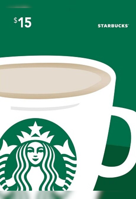 Starbucks Gift Card 15 USD - Starbucks Key - GLOBAL