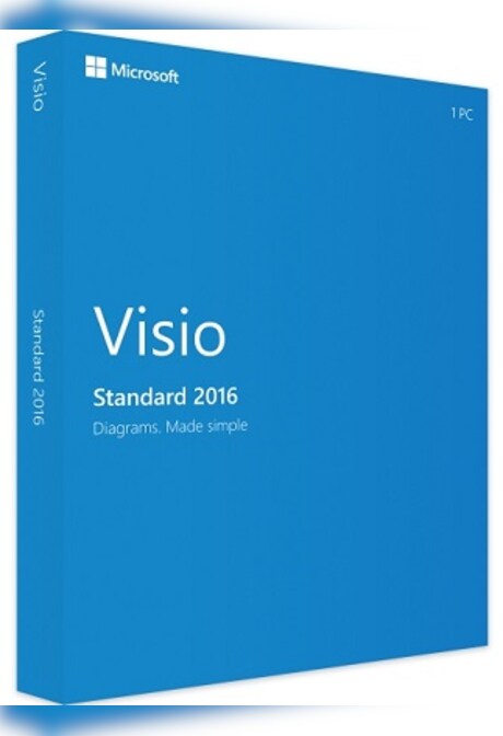 Microsoft Visio 2016 Standard (PC) - Microsoft Key - GLOBAL