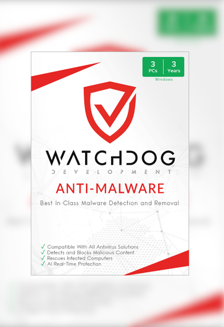 Watchdog Anti-Malware 3 PC 3 Years - Key - GLOBAL