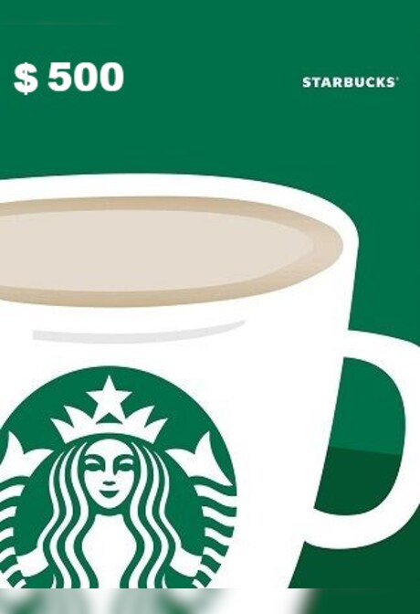Starbucks Gift Card 500 MXN - Starbucks Key - MEXICO