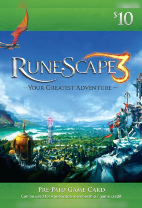 Runescape Prepaid Card 10 USD NORTH AMERICA