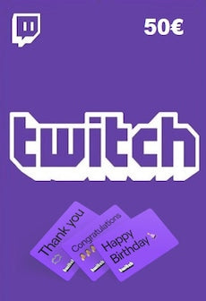 Twitch Gift Card 50 EUR - twitch Key - AUSTRIA