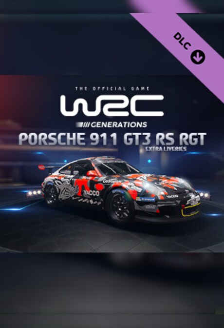 WRC Generations - Porsche 911 GT3 RS RGT Extra liveries (PC) - Steam Key - GLOBAL