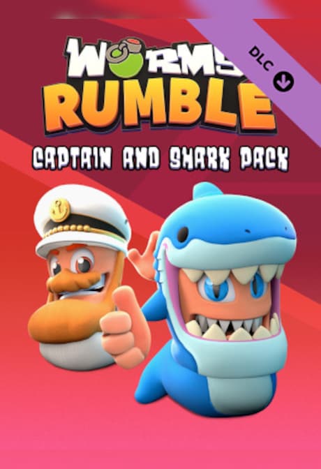 Worms Rumble - Captain & Shark Double Pack (PC) - Steam Key - EUROPE