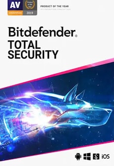 Bitdefender Total Security 2020 (1 Device, 1 Year) - PC, Android, Mac, iOS - Key EUROPE