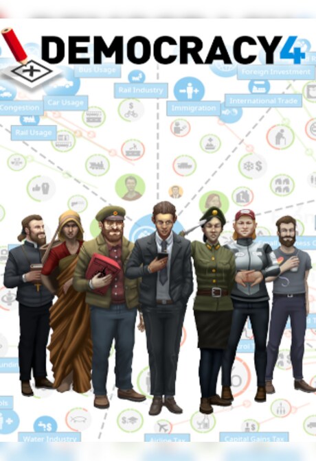 Democracy 4 (PC) - Steam Gift - EUROPE