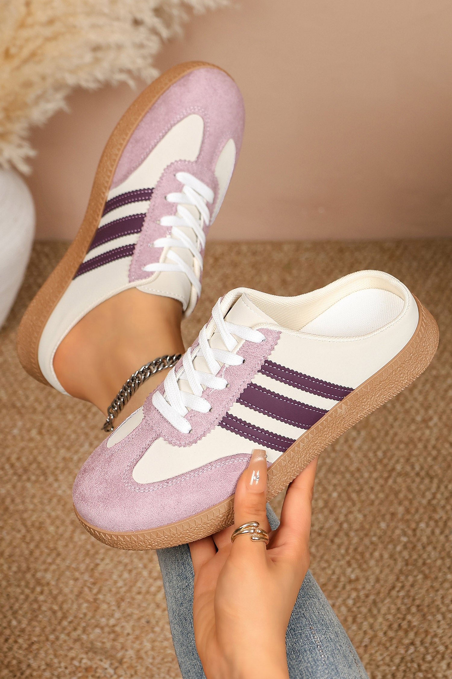 Pièce mode femme colorblock — violet