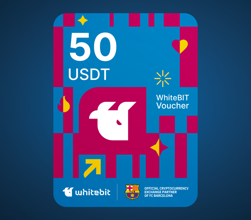 WhiteBIT - FC Barcelona Edition - 50 USDT Voucher