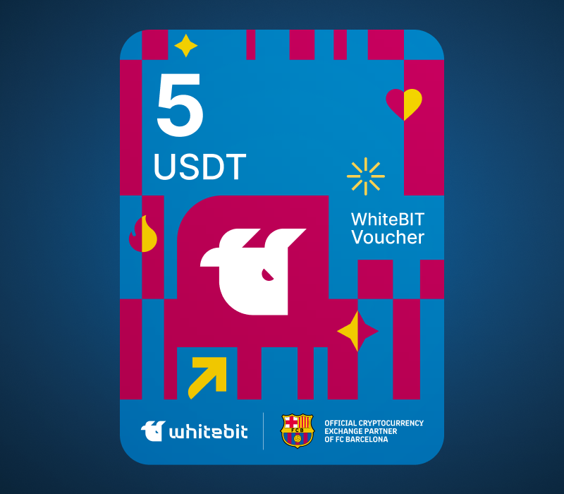 WhiteBIT - FC Barcelona Edition - 5 USDT Voucher