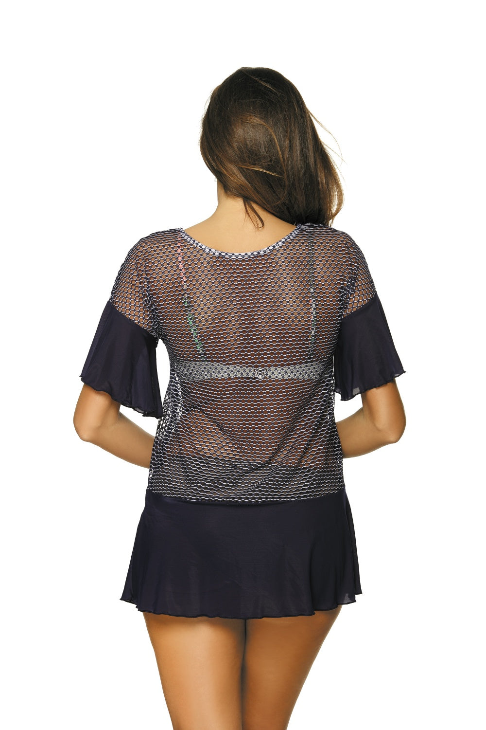 Maillot de bain femme Marko Tunique De Plage — bleu marine