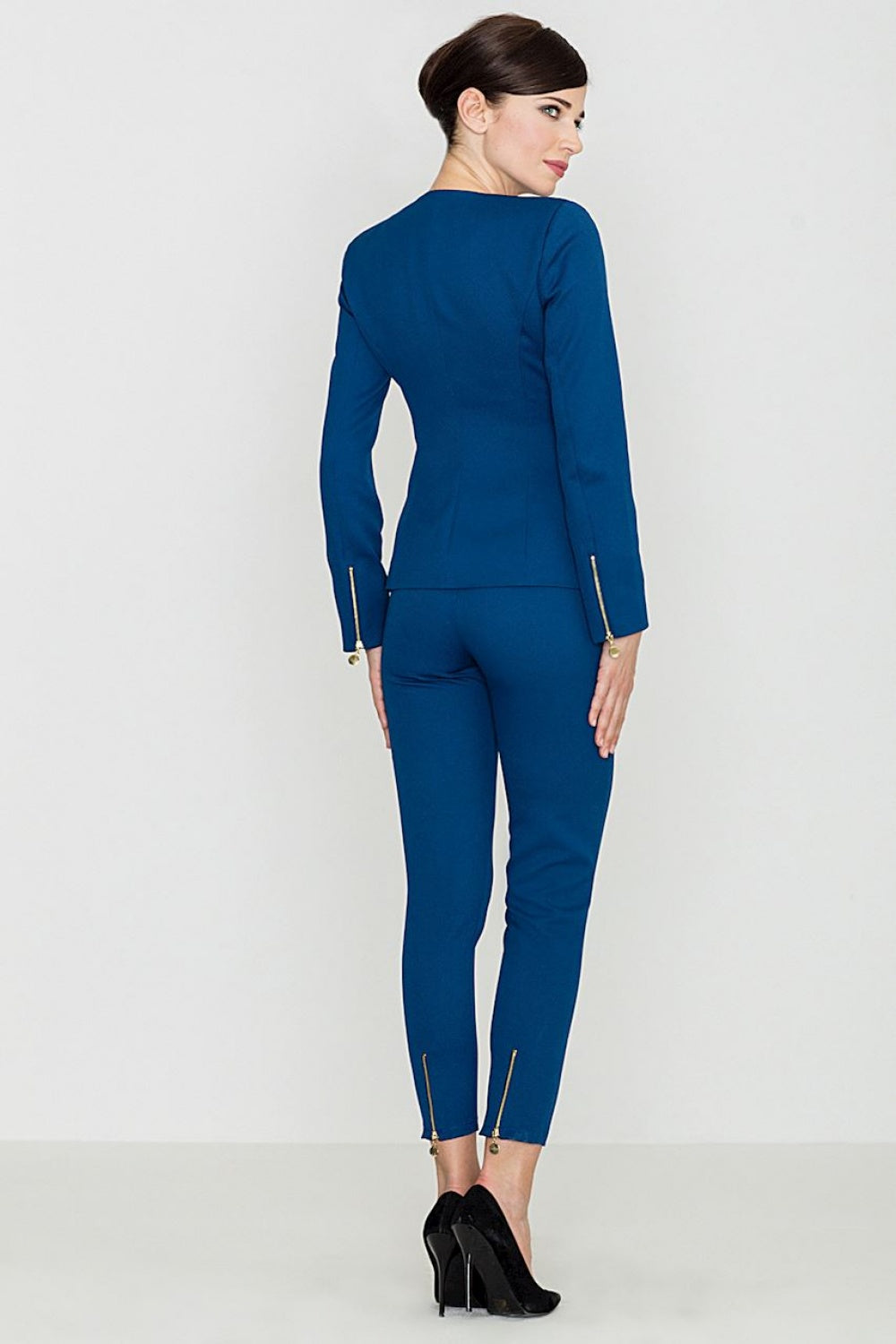 Chaussures à talons femme Lenitif Pantalon Long Pantalon — bleu