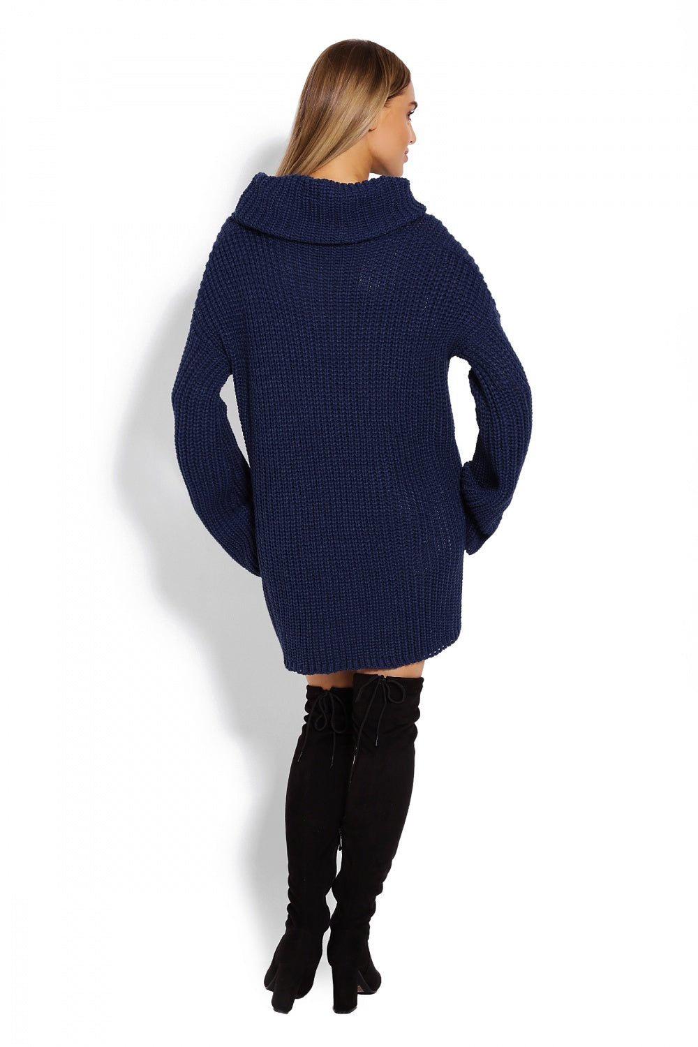 Pull femme PeeKaBoo Chandail Long Chandail — bleu marine