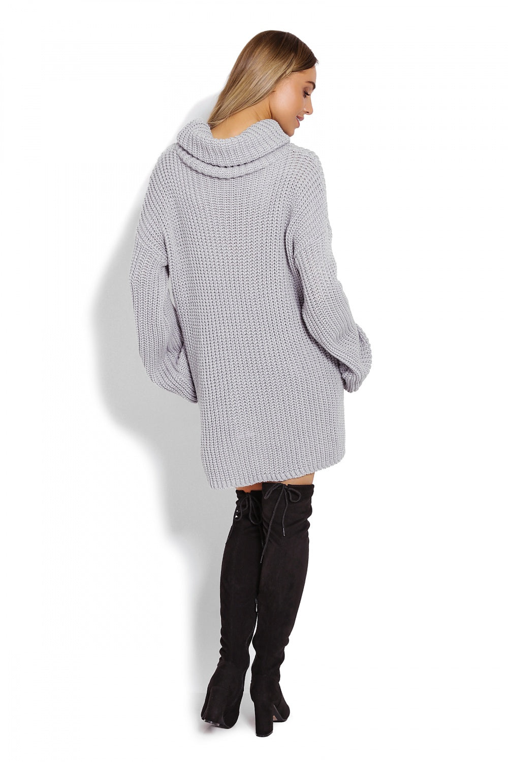 Pull femme PeeKaBoo Chandail Long Chandail — gris