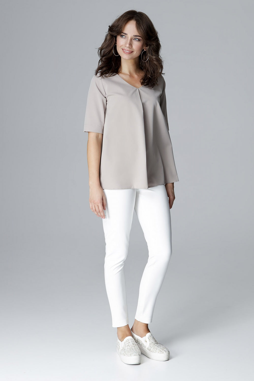 Blouse femme Lenitif Chemisier Chemisier — beige