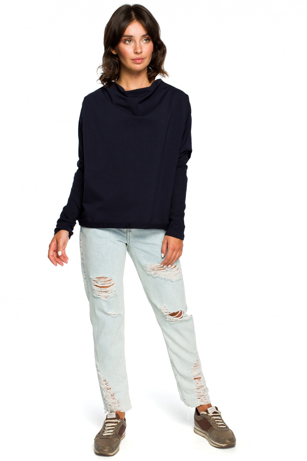 T-shirt femme BeWear Sweatshirt Sweatshirt — bleu marine