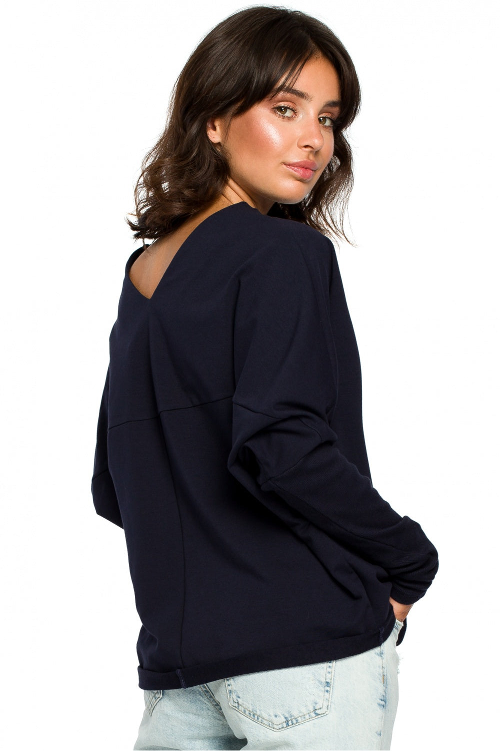 T-shirt femme BeWear Sweatshirt Sweatshirt — bleu marine
