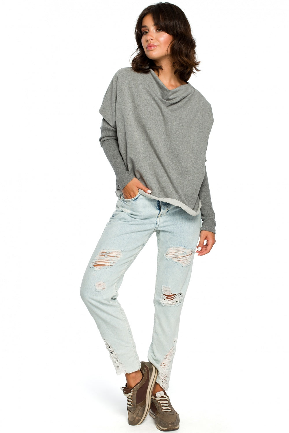 T-shirt femme BeWear Sweatshirt Sweatshirt — gris