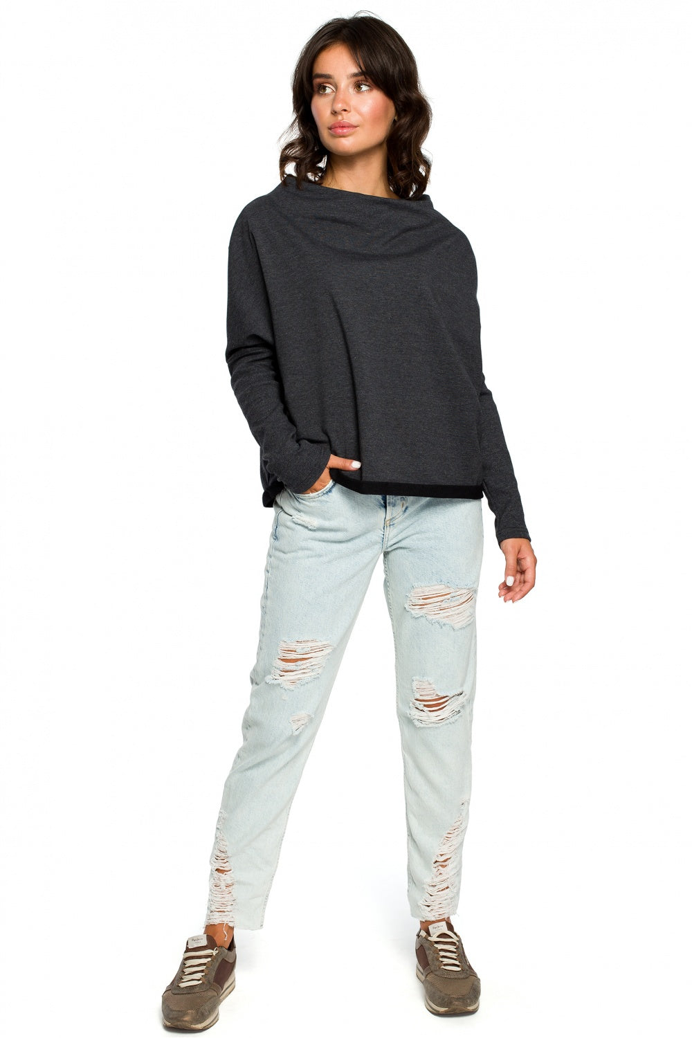 T-shirt femme BeWear Sweatshirt Sweatshirt — gris
