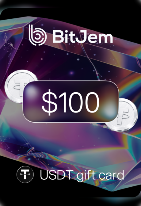 BitJem Crypto Gift Card USDT 100 USD - BitJem Key